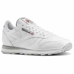 Reebok Classic Leather 101 White Grey Mens Shoes